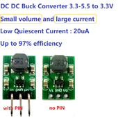 Mini dimensiune 2A DC DC Convertor Buck 3.3-5.5 la 3.3V Modul Step Down Regulator de tensiune Modul înlocuiește ams117-3.3