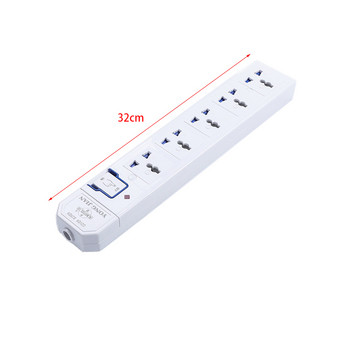 Πολλαπλοί AC Electrical Rewireable Power 3 4 5 6 Outlets US/UK/CN Extension Socket Cord Cable 10A 250V 2000W