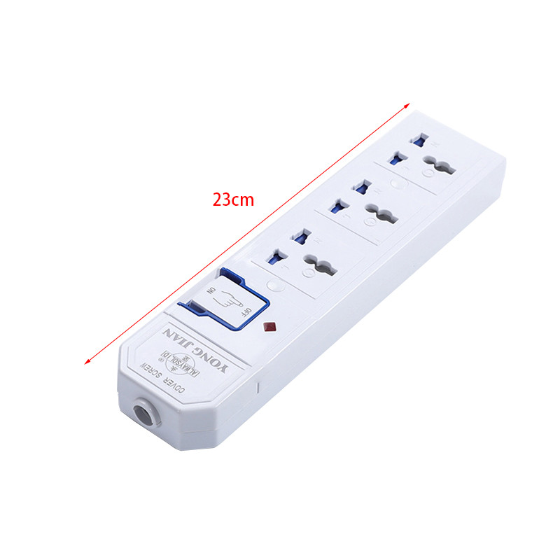 Πολλαπλοί AC Electrical Rewireable Power 3 4 5 6 Outlets US/UK/CN Extension Socket Cord Cable 10A 250V 2000W