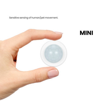 2X Movement Body Sensor Zigbee 3.0 Tuya Mini Smart Human Motion PIR Transducer Smart Life Φως ασύρματης σύνδεσης (C)