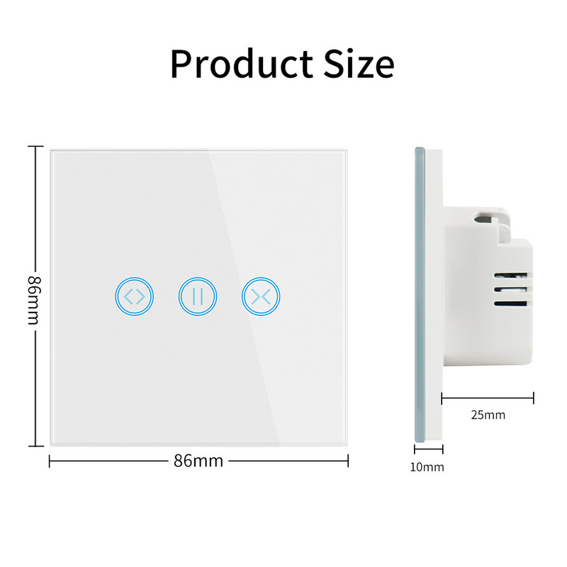 Viedais WiFi Tuya aizkaru slēdzis rullo žalūziju motors rullīšu slēģu durvis Strādājiet viedā mājā ar Amazon Alexa Google sākumlapu