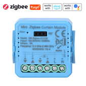 Tu-ya ZigB ee/Wifi SEC02 Smart Curtain Module Home APP Control ühilduv Alexa Google Home hääljuhtimiseks koos lüüsidega