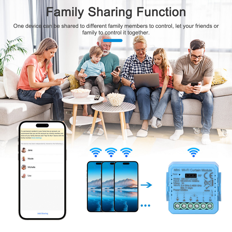 Modul de cortină inteligent Tu-ya ZigB ee/Wifi SEC02 Home APP Control Compatibil Alexa Google Home pentru control vocal cu gateway-uri