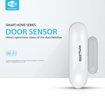 CoRui Smart Wifi Сензор за входни врати и прозорци Интелигентна домашна охранителна алармена система NAS-DS01W Система за предупреждение за домашна сигурност срещу взлом