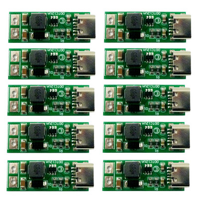 10 бр. Type-C USB женски вход DC DC усилващ преобразувател 5V към 6V 9V 12V 15V 24V Модул за захранване DDTC12UA