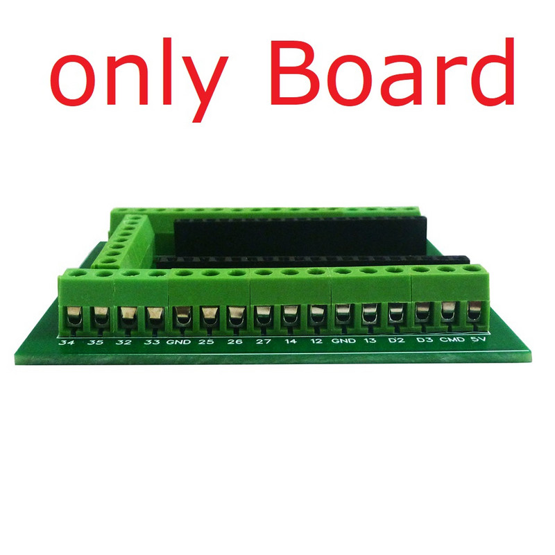 Din sínre szerelhető doboz ESP32 bővítőkártya 3.96 csatlakozó ESP32S ESP-WROOM-32 DevKitC WIFI Ethernet PLC-hez