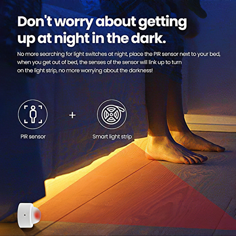 Tuya Zigbee Mini Smart Human Body Movement Ασύρματος αισθητήρας αισθητήρα PIR οικιακού αυτοματισμού Συναγερμός ασφαλείας Έλεγχος APP με μπαταρία