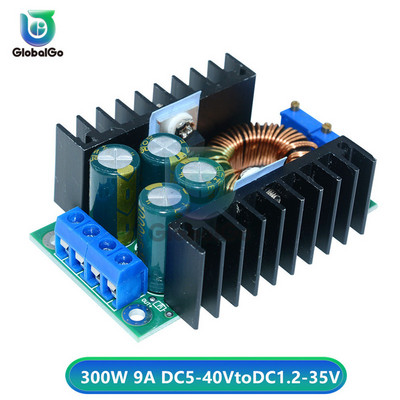 Convertor de putere DC Buck Modul Step Down 300W 20A 9A DC-DC 6V-40V la 1.2V-36V Placă de tensiune de putere a driverului LED de curent constant