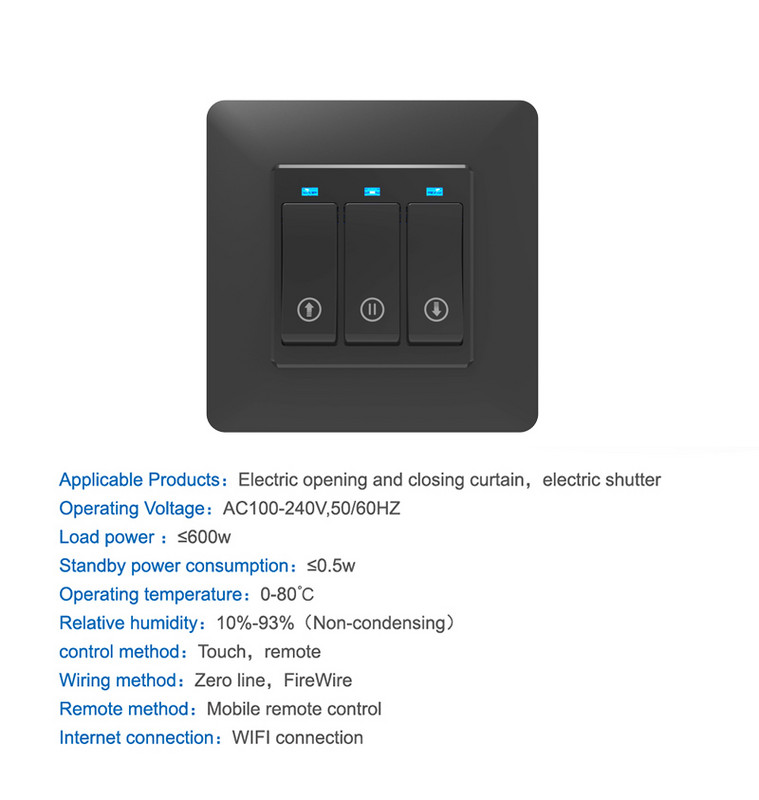 WiFi időzítő függönykapcsoló vezérlő redőny elektromos motorhoz TUYA Smart Life Smart Home Automation Google Home Alexa