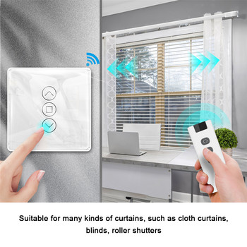 Tuya WiFi Smart Curtain Switch Smart Electric Motorized Curtain Blind Roller Shutter Wifi Intelligent Curtain Switch Home Hotel