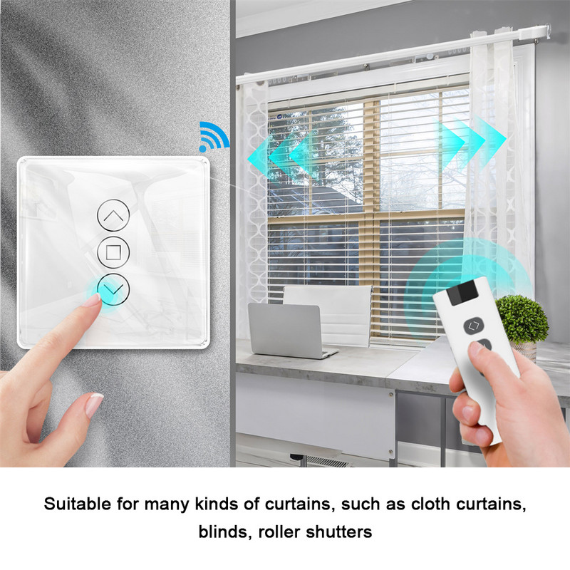 Tuya WiFi intelligens függönykapcsoló Smart elektromos motoros függöny redőny Wifi intelligens függönykapcsoló Home Hotel