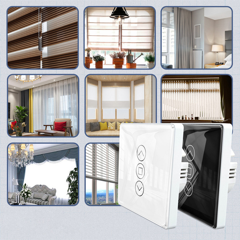 Tuya WiFi intelligens függönykapcsoló Smart elektromos motoros függöny redőny Wifi intelligens függönykapcsoló Home Hotel