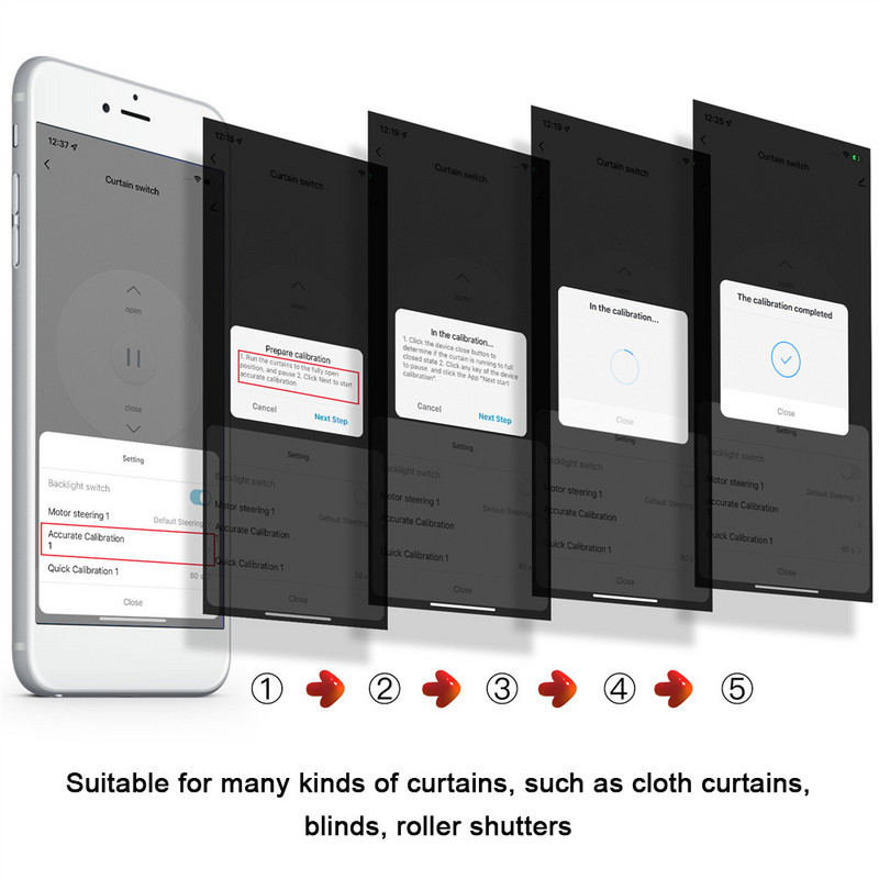 Tuya WiFi intelligens függönykapcsoló Smart elektromos motoros függöny redőny Wifi intelligens függönykapcsoló Home Hotel