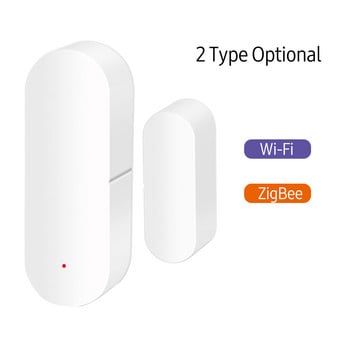 ZigBee Smart Door Window Sensor Alarm Magnetic Home Security System Door Open Alert APP Дистанционно управление за гараж Апартамент Магазин