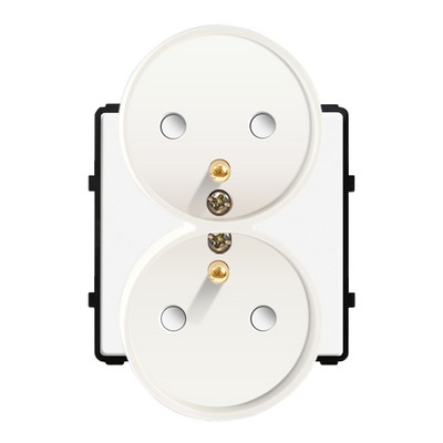 Bingoelec valge kristall karastatud klaaspaneel Valguslüliti eu prantsuse seinakontakt usb tv rj45 satelliit Sensor lüliti moodul DIY