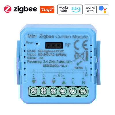 Tuya ZigBee WiFi Smart Switch Module for Roller Blinds Shutter Ηλεκτρικός κινητήρας Τηλεχειριστήριο Εργασία με Alexa Google Home