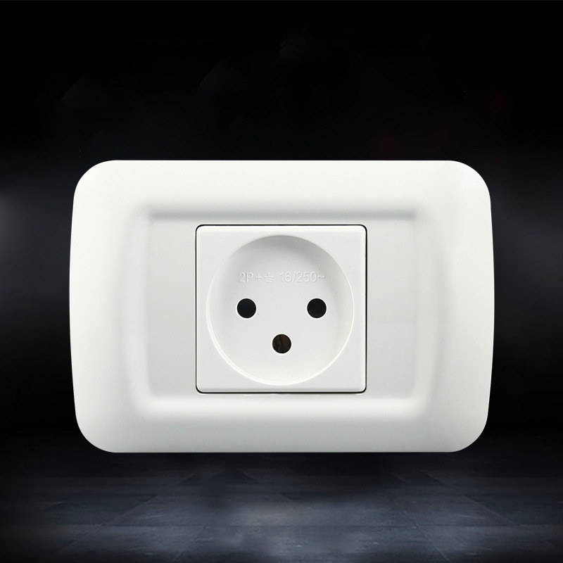 Izraelská štandardná elektrická zásuvka 118 ks, panelová, jednoduchá, 3 trojotvorová, 250 V 16 A, nástenná, jednoduchá/dvojitá elektrická zásuvka 1 ks