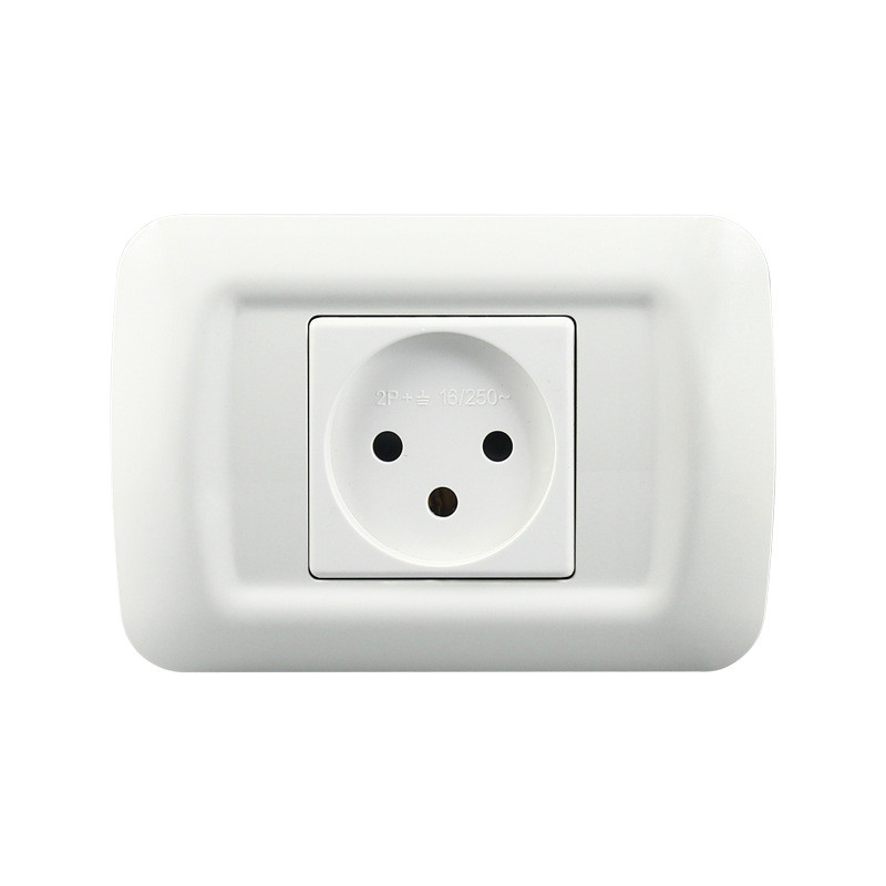 Izraelská štandardná elektrická zásuvka 118 ks, panelová, jednoduchá, 3 trojotvorová, 250 V 16 A, nástenná, jednoduchá/dvojitá elektrická zásuvka 1 ks