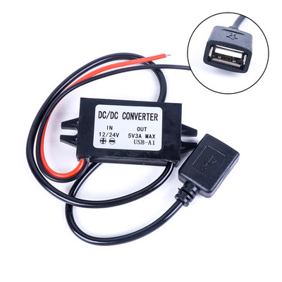 Átalakító DC 12V 24V 36V 48V (8V-50V) - 5V 3A USB Micro Mini USB Step Down Konverterek Feszültségszabályozó DC teljesítmény átalakítók