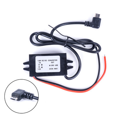 Átalakító DC 12V 24V 36V 48V (8V-50V) - 5V 3A USB Micro Mini USB Step Down Konverterek Feszültségszabályozó DC teljesítmény átalakítók
