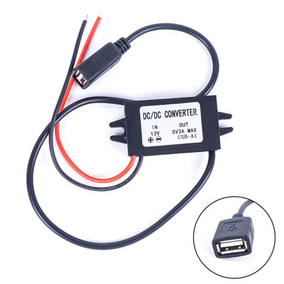 Átalakító DC 12V 24V 36V 48V (8V-50V) - 5V 3A USB Micro Mini USB Step Down Konverterek Feszültségszabályozó DC teljesítmény átalakítók