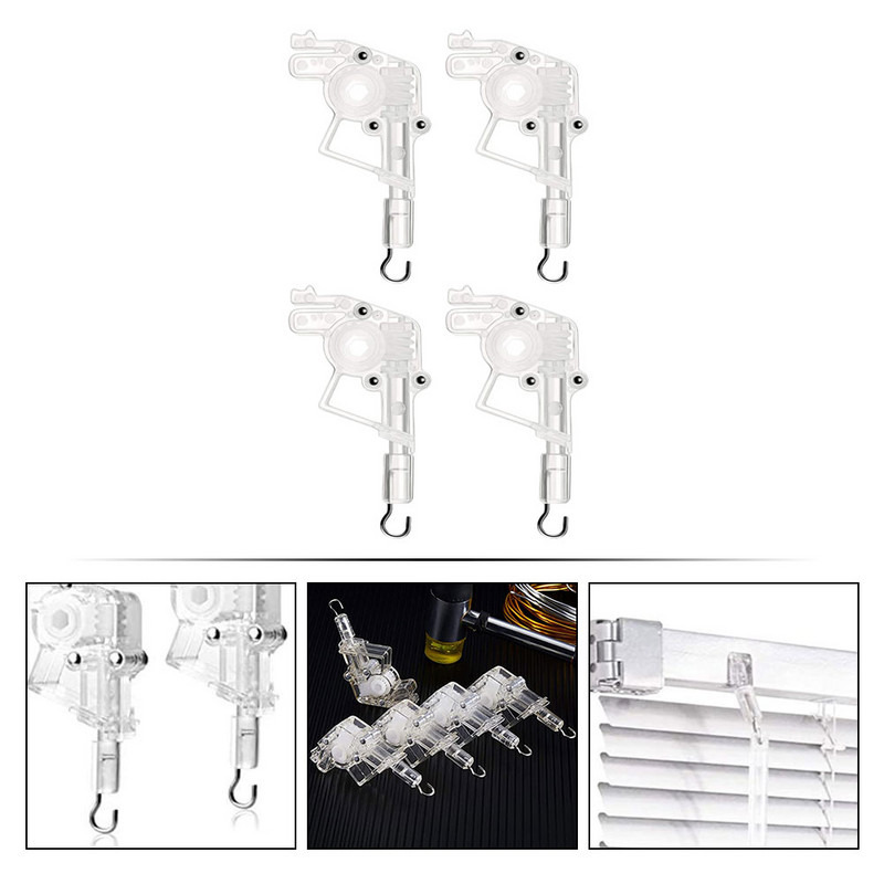 Lazdelės pakreipiamos žaliuzės pakreipiamos žemos šešiakampės žaliuzės Keičiamos bėgių valdymo užuolaidos profilio mechanizmas Mini horizontalus vertikalus remontas