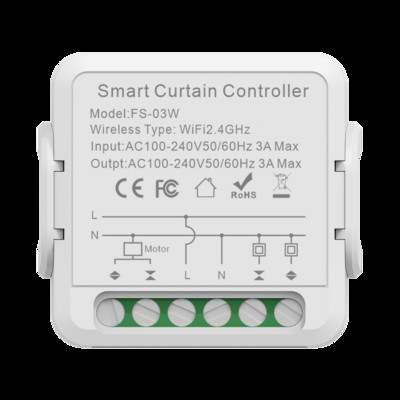 Comutator inteligent pentru perdele Tuya Jaluzelele electrice de uz casnic Controler pentru perdele Funcționează cu Amazon Alexa și Google Home