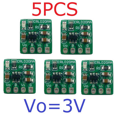 Automatikus töltő kisütő modul DC 5 V–4,2 V akkumulátortöltő és DC 3,7 V 3,8 V–3,3 V 3 V LDO átalakító 18650 Li-Ion Li-Poly