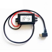 USB C átalakító Mini 12V-24V – 5V 3A Kimeneti autós telefon töltő adapter DC DC Step Down Táp átalakító 12 V-tól 5 V-ig