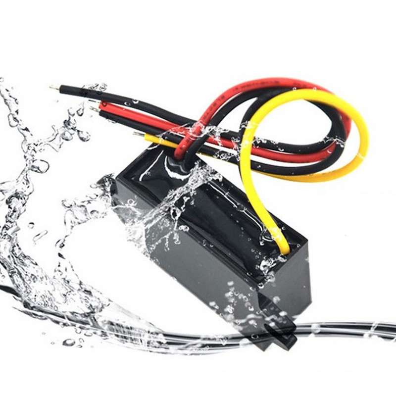 USB C átalakító Mini 12V-24V – 5V 3A Kimeneti autós telefon töltő adapter DC DC Step Down Táp átalakító 12 V-tól 5 V-ig