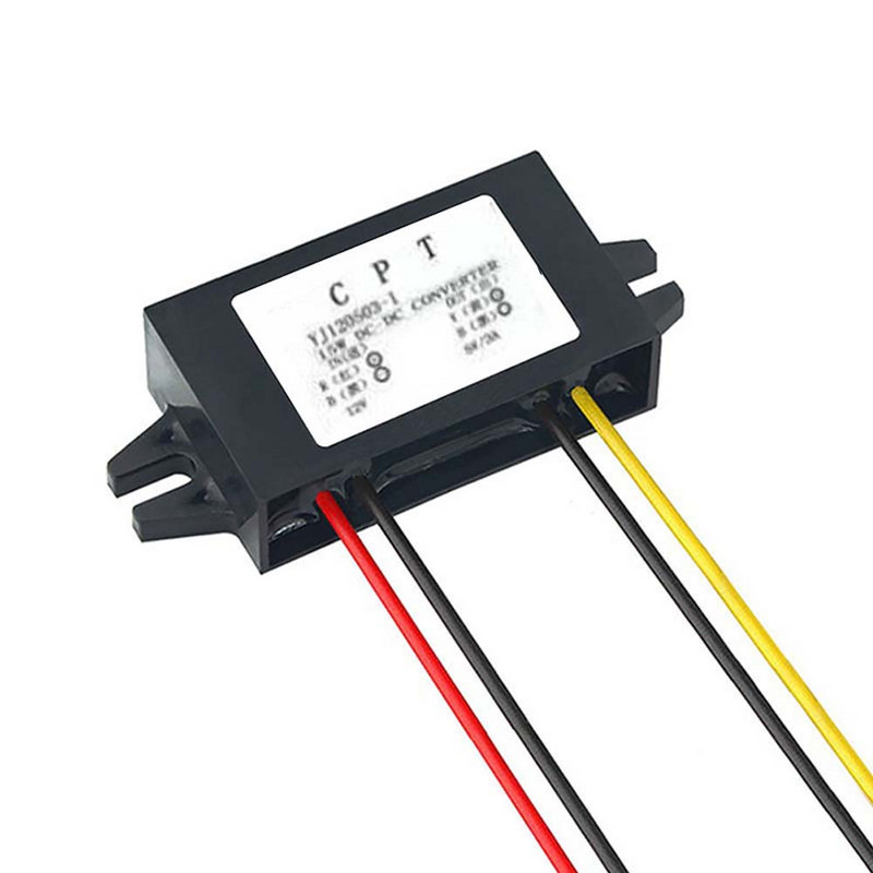 USB C átalakító Mini 12V-24V – 5V 3A Kimeneti autós telefon töltő adapter DC DC Step Down Táp átalakító 12 V-tól 5 V-ig