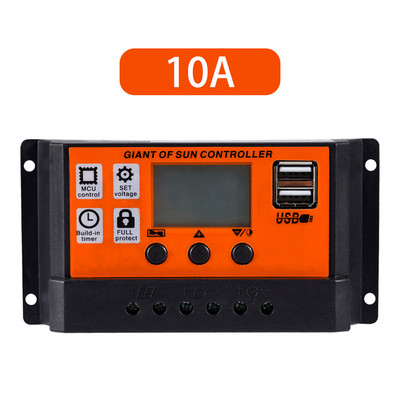 Solarni regulator punjenja 10A 30A 60A 80A 100A Automobilski solarni panel LED zaslon Dual USB 5V oprema za regulator punjenja