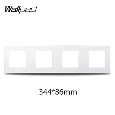 Wallpad S6 Panou alb periat UE Franceză Priză de perete universală Încărcător USB Date Module TV CAT6 Combinație DIY