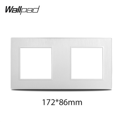 Wallpad S6 Panou alb periat UE Franceză Priză de perete universală Încărcător USB Date Module TV CAT6 Combinație DIY