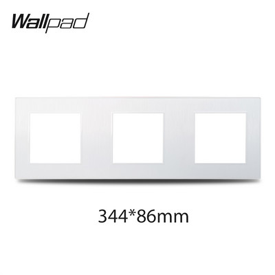 Wallpad S6 Panou alb periat UE Franceză Priză de perete universală Încărcător USB Date Module TV CAT6 Combinație DIY