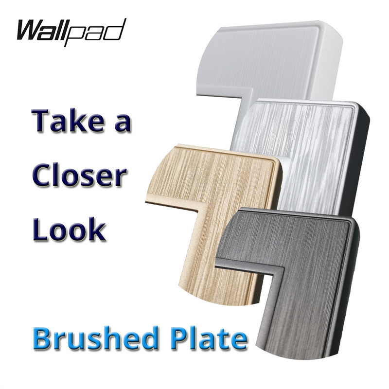 Wallpad S6 Panou alb periat UE Franceză Priză de perete universală Încărcător USB Date Module TV CAT6 Combinație DIY