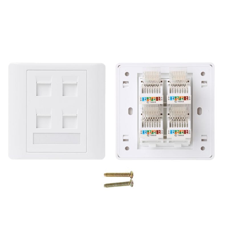 2020 Nou 86 tip panou de priză pentru computer CAT5E Modul de rețea RJ45 cablu interfață priză priză de perete echipamente electrice