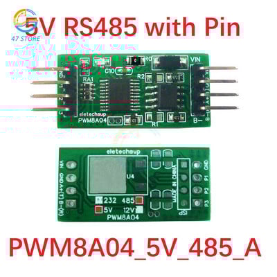 RS485 5V 12V 3Ch 1Hz-20kHz Pracovný cyklus Frekvencia Nastaviteľná PWM Generátor obdĺžnikových impulzov UART RS232 RS485 Zbernica Modbus RTU Doska