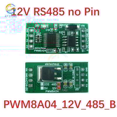 RS485 5V 12V 3Ch 1Hz-20kHz Pracovný cyklus Frekvencia Nastaviteľná PWM Generátor obdĺžnikových impulzov UART RS232 RS485 Zbernica Modbus RTU Doska