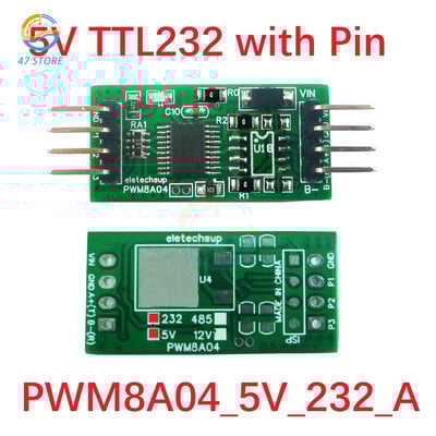 RS485 5V 12V 3Ch 1Hz-20kHz Pracovný cyklus Frekvencia Nastaviteľná PWM Generátor obdĺžnikových impulzov UART RS232 RS485 Zbernica Modbus RTU Doska