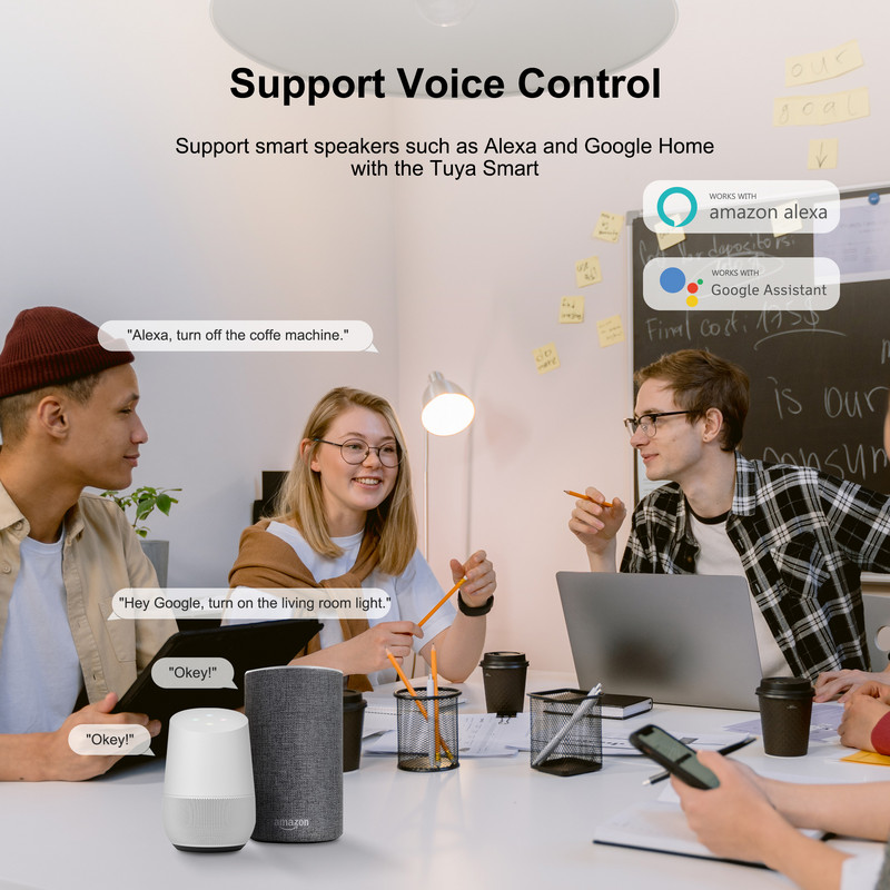 GIRIER Tuya ZigBee 3.0 nutikas pistikupesa EU 16A koos toitemonitori taimeri häälfunktsioonidega Töötab koos Alexa Google Home Smart Life'iga