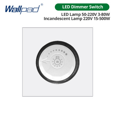 Wallpad Panou de sticlă albă Comutator de lumină de perete Doar cheie funcție DIY Combinație gratuită 52*52mm 1 2 3 4 5 Cadru multiplu