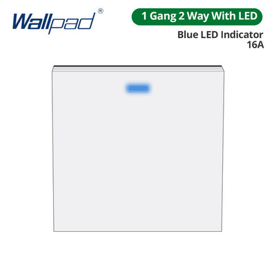 Wallpad Panou de sticlă albă Comutator de lumină de perete Doar cheie funcție DIY Combinație gratuită 52*52mm 1 2 3 4 5 Cadru multiplu