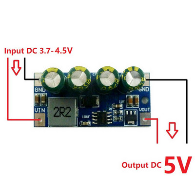DC 3.7V-18V la 5V 6V 9V 12V 15V 19.5V DC DC Step-Up Board Boost Converter 60W High Power Boost Module Protecție la scurtcircuit