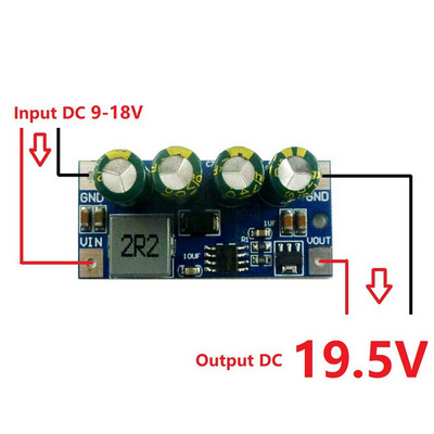 DC 3.7V-18V la 5V 6V 9V 12V 15V 19.5V DC DC Step-Up Board Boost Converter 60W High Power Boost Module Protecție la scurtcircuit