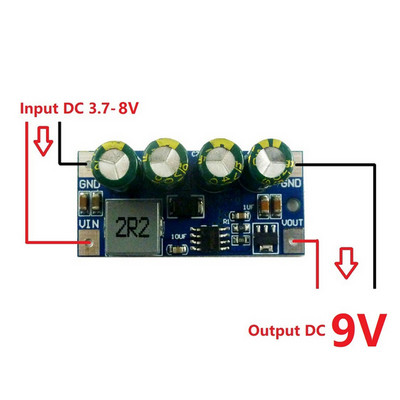 DC 3.7V-18V la 5V 6V 9V 12V 15V 19.5V DC DC Step-Up Board Boost Converter 60W High Power Boost Module Protecție la scurtcircuit
