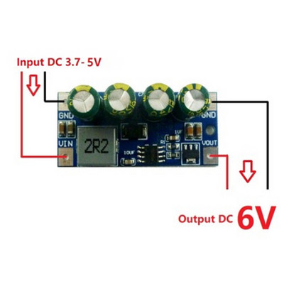 DC 3.7V-18V la 5V 6V 9V 12V 15V 19.5V DC DC Step-Up Board Boost Converter 60W High Power Boost Module Protecție la scurtcircuit