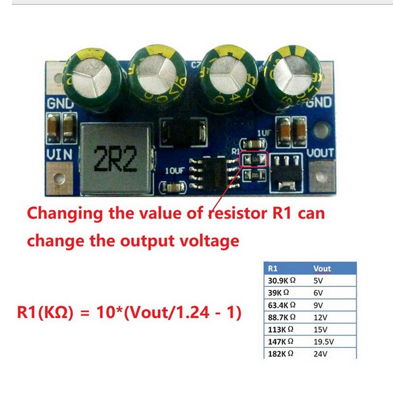 DC 3.7V-18V la 5V 6V 9V 12V 15V 19.5V DC DC Step-Up Board Boost Converter 60W High Power Boost Module Protecție la scurtcircuit