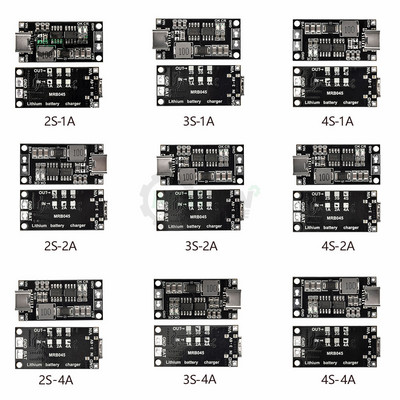 2S 3S 4S Type-C до 8.4V 12.6V 16.8V 7.4V 11.1V 14.8 LiPo Polymer Li-Ion зарядно за зарядно устройство за литиева батерия 18650