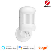 Tuya ZigBee 3.0 PIR Senzor inteligent pentru corpul uman Detector de mișcare fără fir Sistem de alarmă de securitate pentru Alexa Google Home Gateway